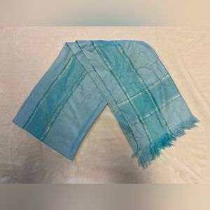Beautiful Large Icey Light Blue Scarf/Wrap.